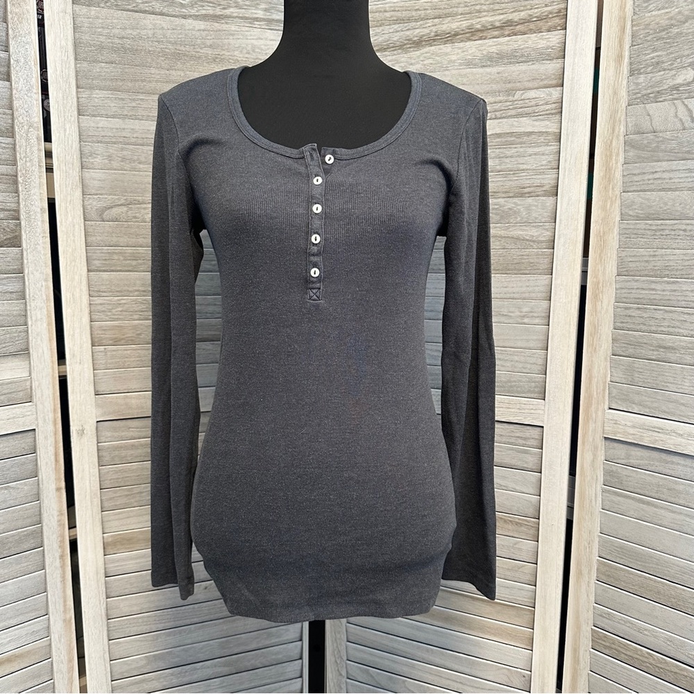 Time and Tru Long Sleeve Henley